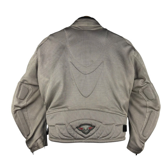 Motophoria Padded Motorcycle Jacket Gray Mens Sz 44 Biker Riding Safety Heavy - Picture 9 of 16